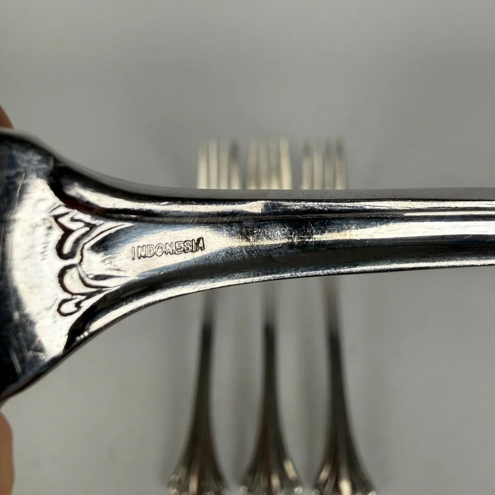 4 Wallace Resplendence Grand Ballroom Dinner Fork 18/10 Stainless Steel Flatware
